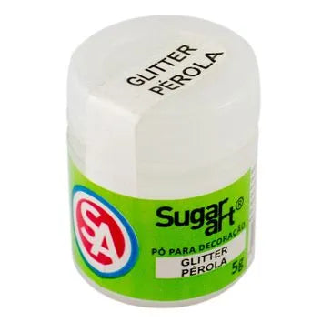 Pó Para Decoração Glitter Pérola 5g SUGAR ART